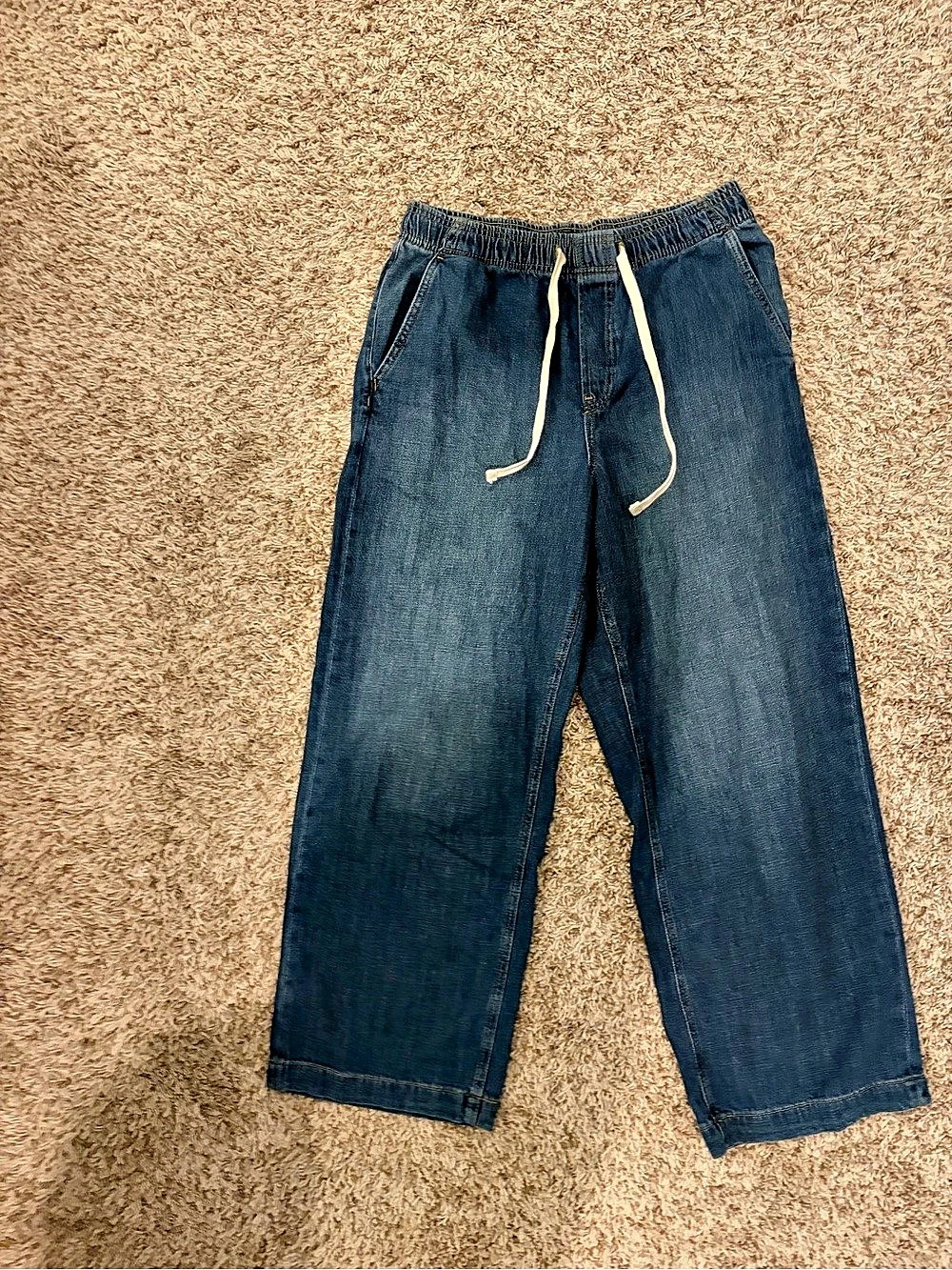 Gap Denim Easy Wide-Leg Jeans